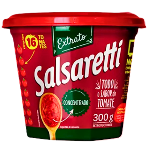 Extrato Tomate Salsaretti 300g Pote