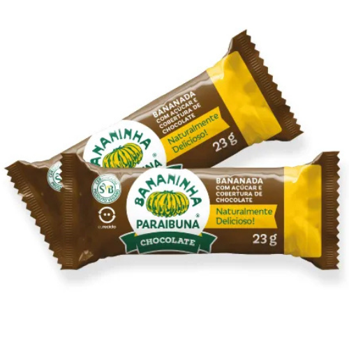 Bananinha Paraibuna Chocolate 23 g und.