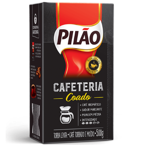 Café Pilão Cafeteria Coado Vácuo 500g