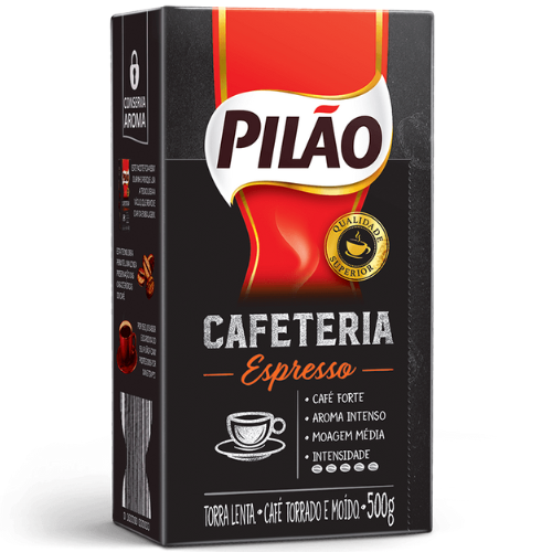 Café Pilão Cafeteria Espresso Vácuo 500g