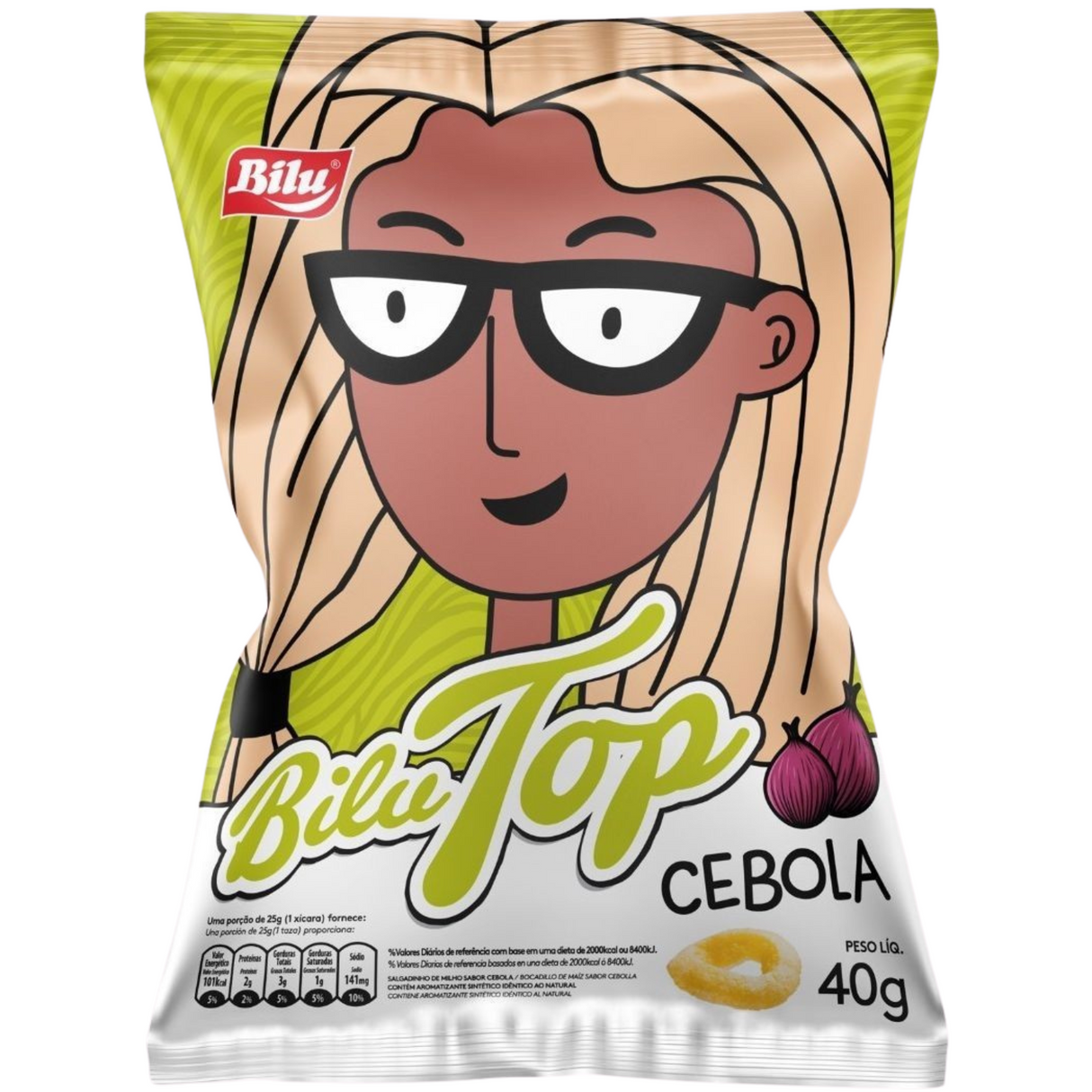 SALGADINHO SABOR CEBOLA 40g (BILU TOP)