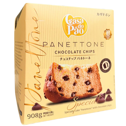 Panettone Chocolate Chips 908G (CASA DO PÃO)