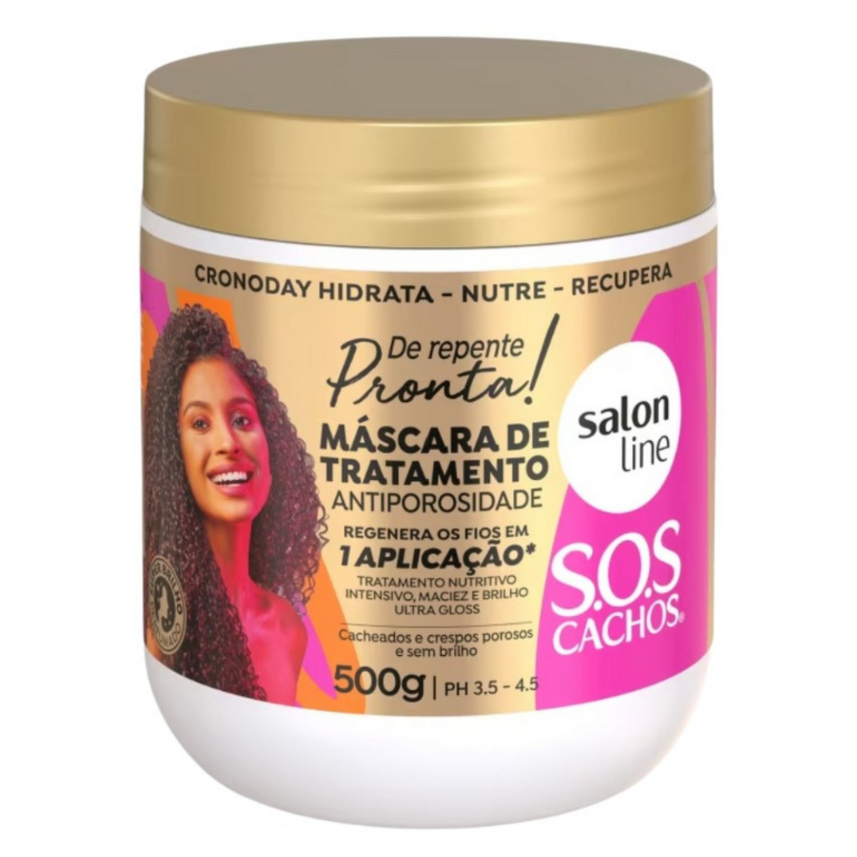 Máscara DeTratamento Antiporosidade 500g (De Repente Pronta)