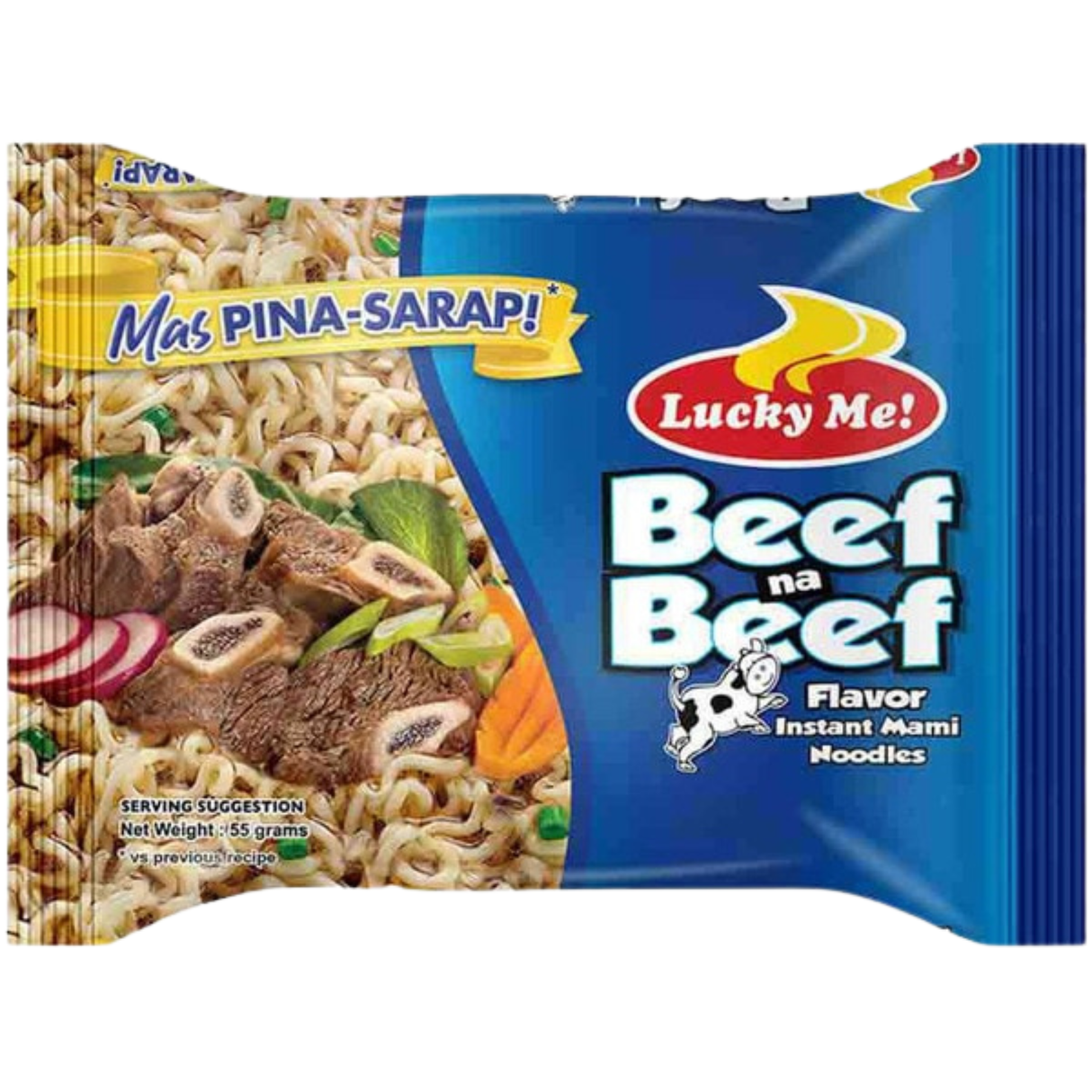 Mon Lucky Me Noodle Beef 330g (55gX6)