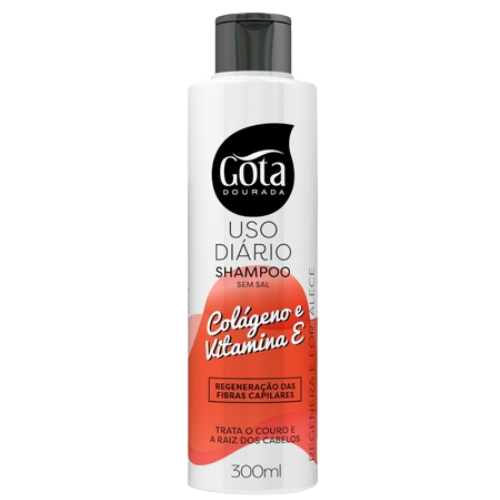 Shampoo uso Diário Gota Dourada 300ml