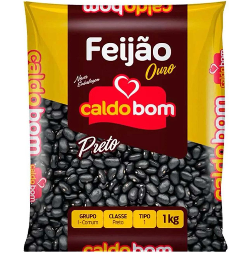 Feijão Preto Tipo 1  (CALDO BOM) 1kg