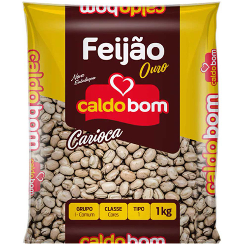 Feijão Carioca (CALDO BOM) 1kg