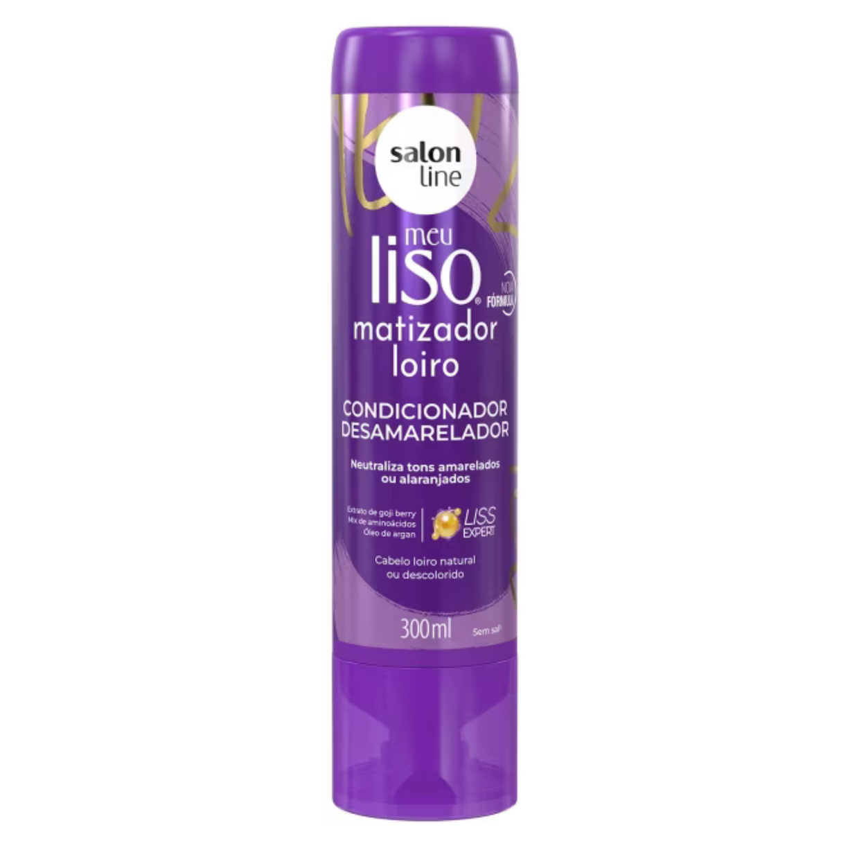 Condicionador Meu Liso Matizador Loiro Salon Line 300ml