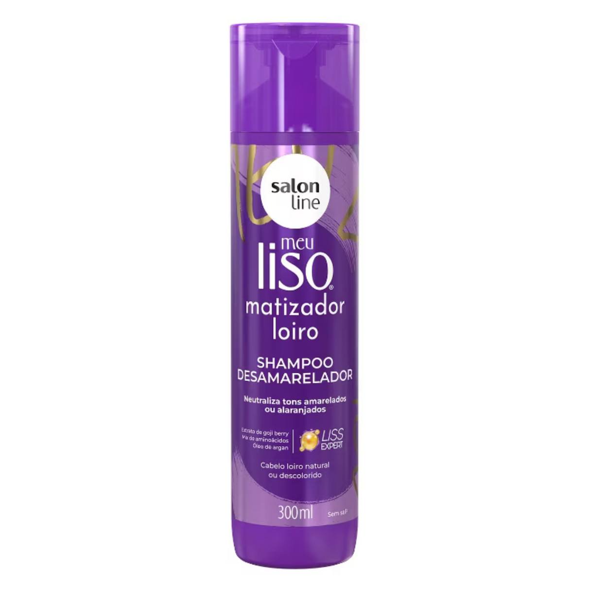 Shampoo Meu Liso Matizador Loiro Salon Line 300ml
