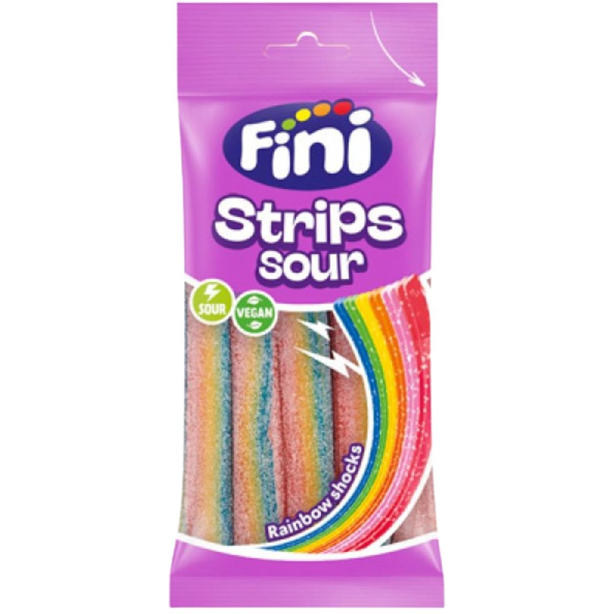 Fini Strips Sour Rainbow 90g