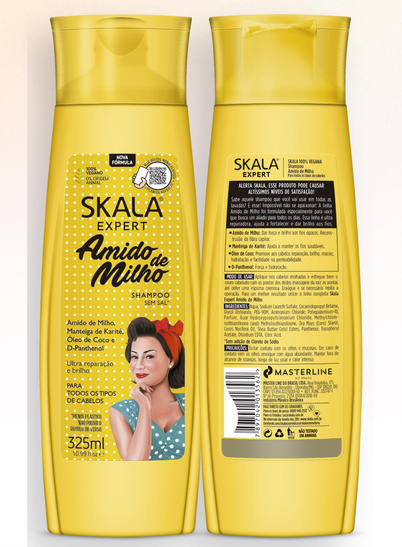 Skala amido de milho shampoo 325 ml