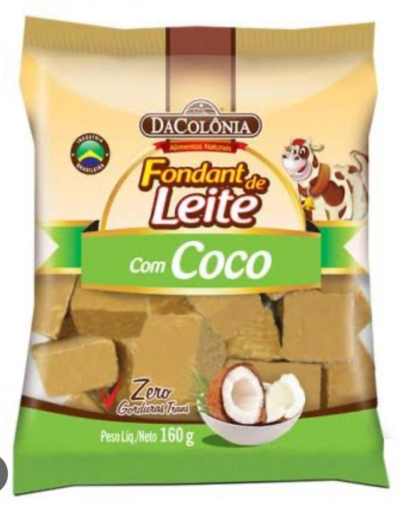 Da colônia Fondant de leite com Coco 160g