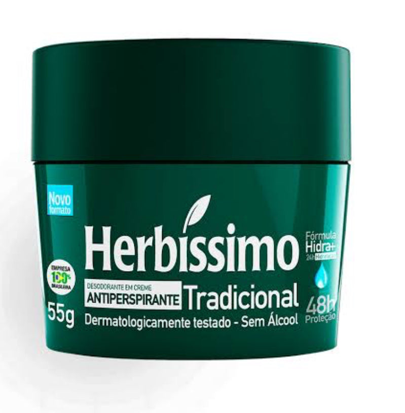 Desodorante creme Herbissimo tradicional 55g