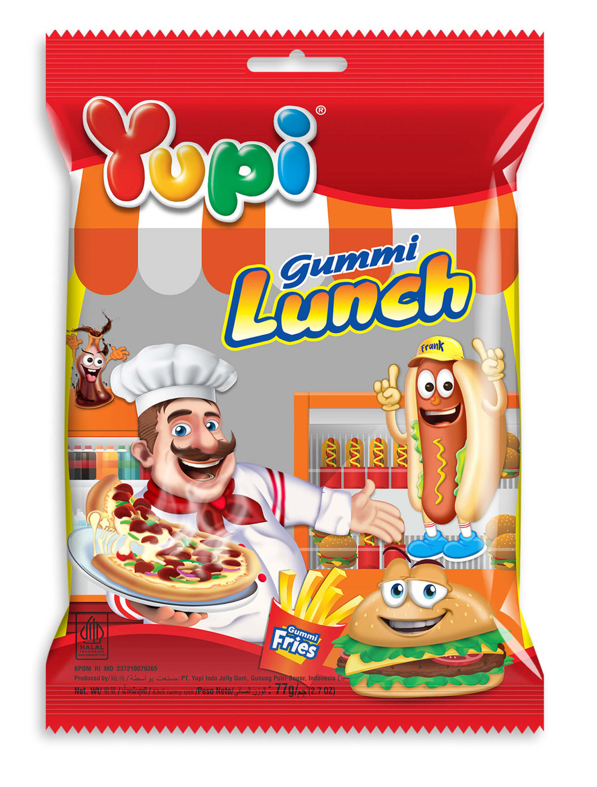 Yupi Gummi Lunch 65g
