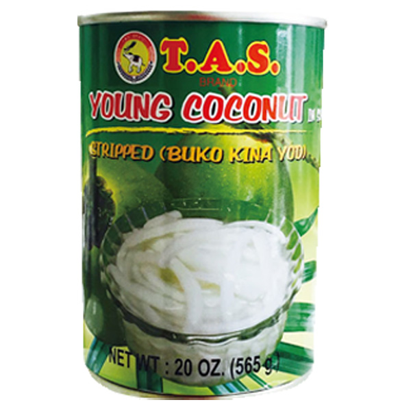 Tas Stripped Young Coconut Meat 565g
