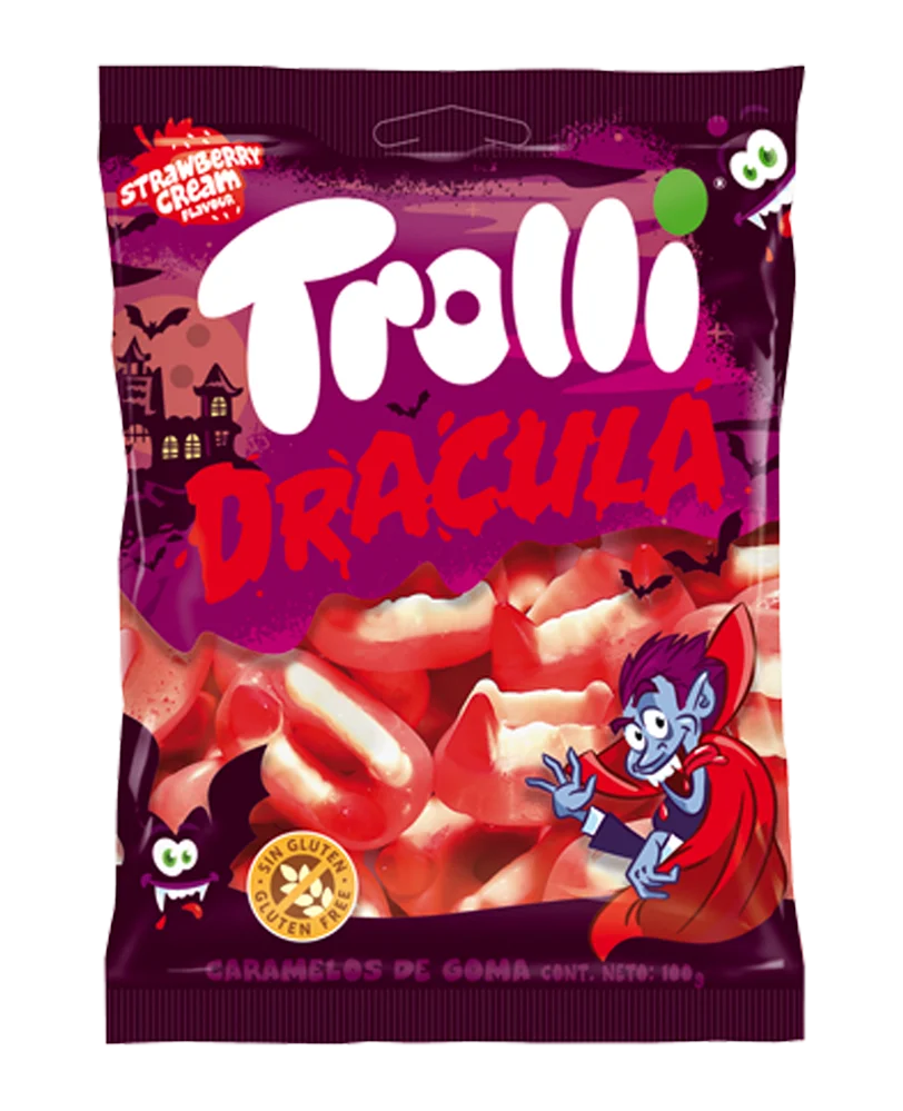 Bala de Goma Trolli Drácula 100g