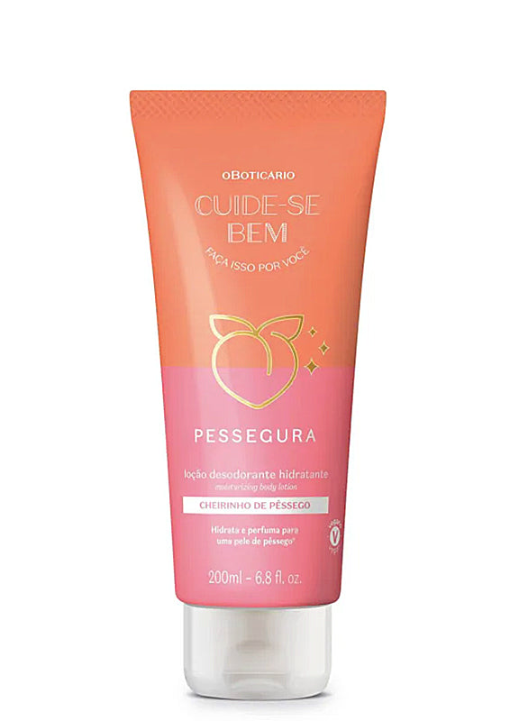 Oboticário Pessegura Loção Desodorante Hidratante 200ml