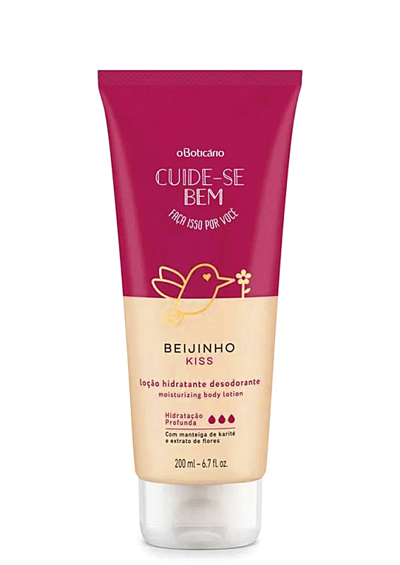 Oboticário Beijinho Loção Desodorante Hidratante 200ml