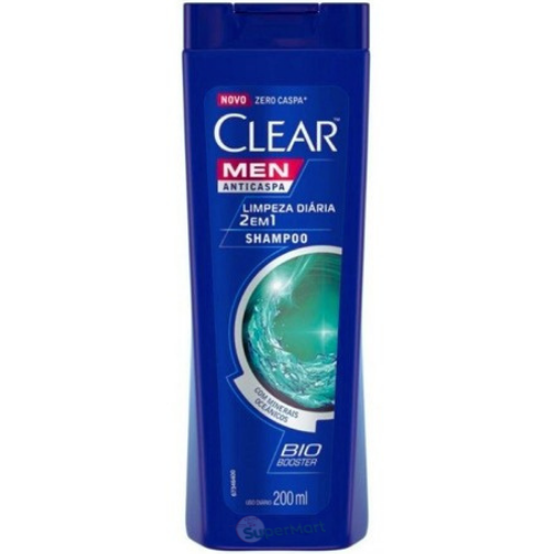 CLEAR MEN SHAMPOO ANTICASPA 2 EM 1 200ml