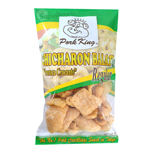 PORK KING CHICHARON SKIN REGULAR 60g