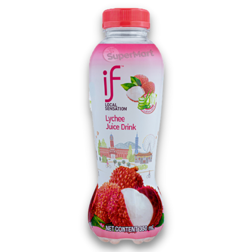 IF LYCHEE JUICE DRINK 350ML - SuperMart.japan