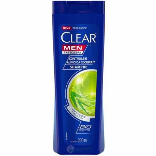 CLEAR MEN SHAMPOO ANTICASPA CONTROLE E ALÍVIO DA COCEIRA 200ml