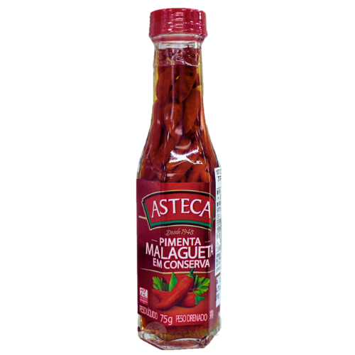 ASTECA PIMENTA MALAGUETA EM CONSERVA 75g