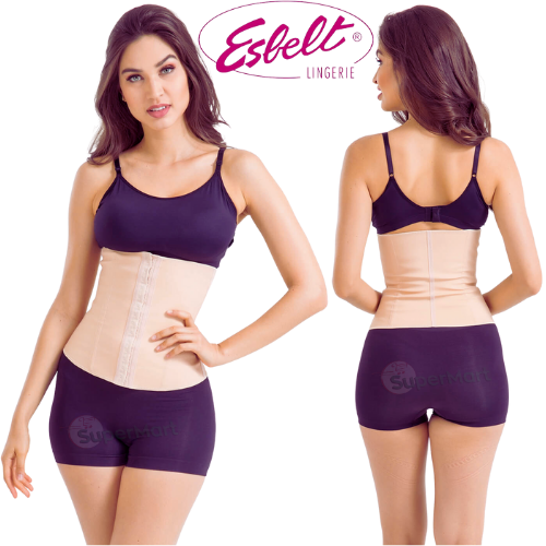 ESBELT CINTA COTTON BODY SHAPER BEGE＆PRETO P-M-G-EG