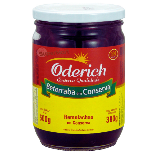 ODERICH BETERRABA EM CONSERVA 500g