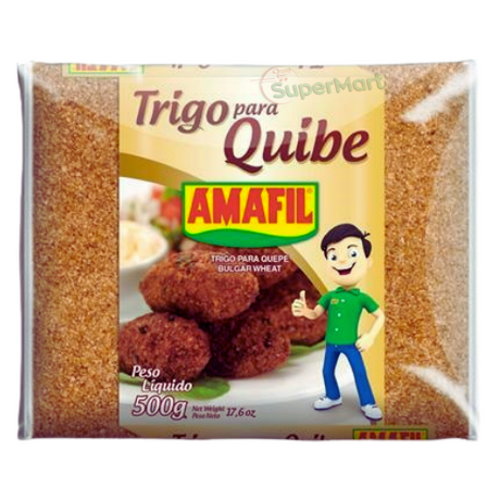Val.2026.08 Amafil Trigo Para Quibe 500g - SuperMart.japan