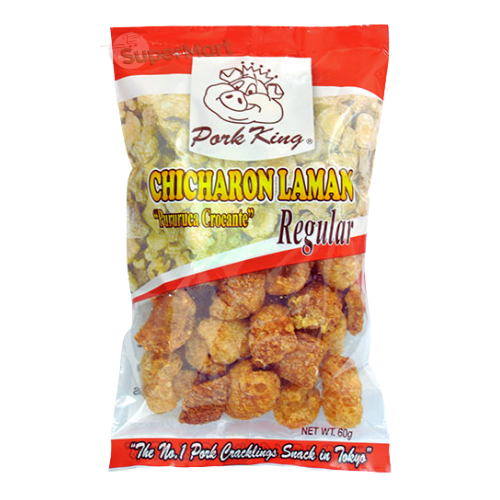 PORK KING CHICHARON LAMAN REGULAR 60g