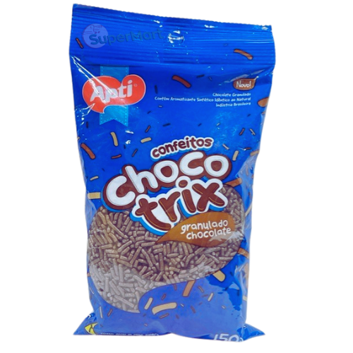 APTI CONFECTIONERS CHOCO TRIX GRANULATED CHOCOLATE 150g