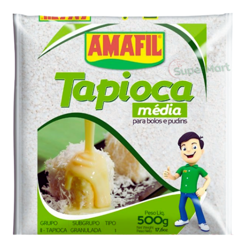 AMAFIL TAPIOCA MEDIUM FOR CAKES AND PUDDINGS 500g