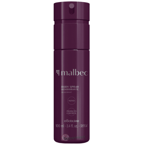 OBOTICÁRIO MALBEC DEODORANT BODY SPRAY 100ml