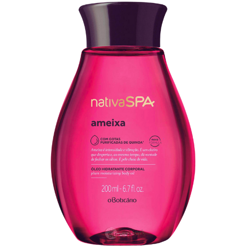 OBOTICÁRIO NATIVA SPA AMEIXA ÓLEO HIDRATANTE CORPORAL 200ml