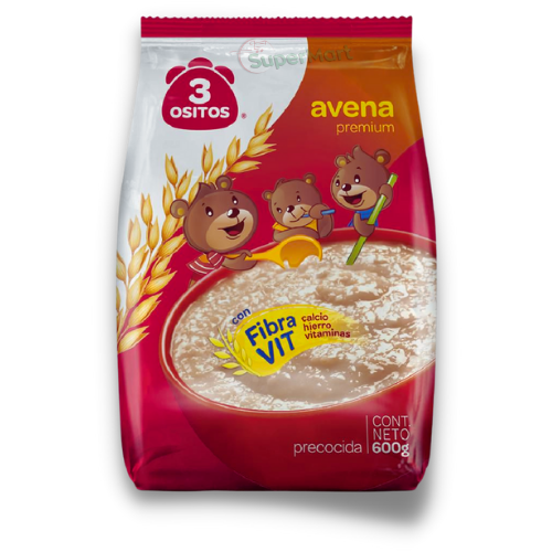 3 OSITOS AVENA PREMIUM 500g