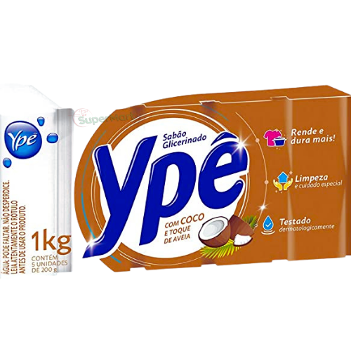 YPÊ GLYCERINED SOAP WITH COCONUT AND OATS 1KG