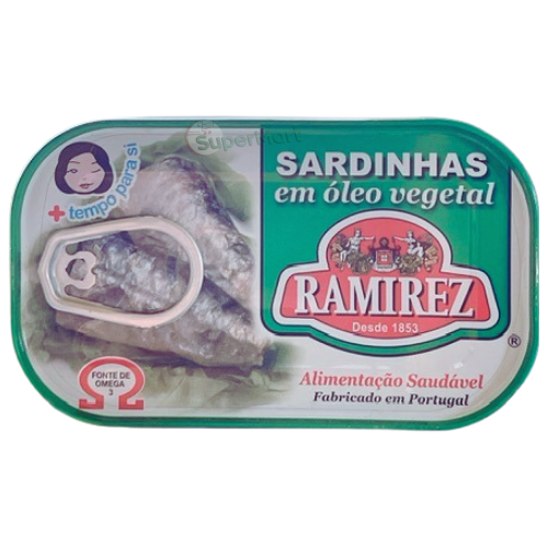 RAMIREZ SARDINHAS EM ÓLEO VEGETAL 125g