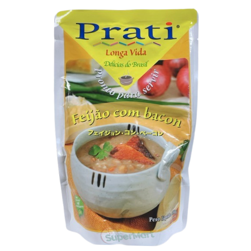 PRATI BEANS WITH BACON 350g