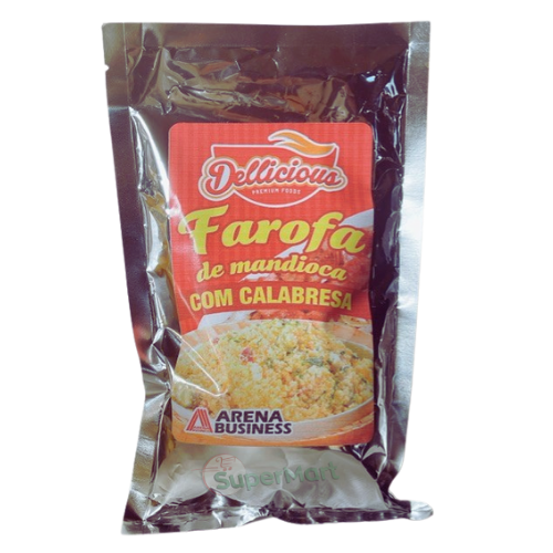 Dellicious Farofa de Mandioca com Calabresa 250g