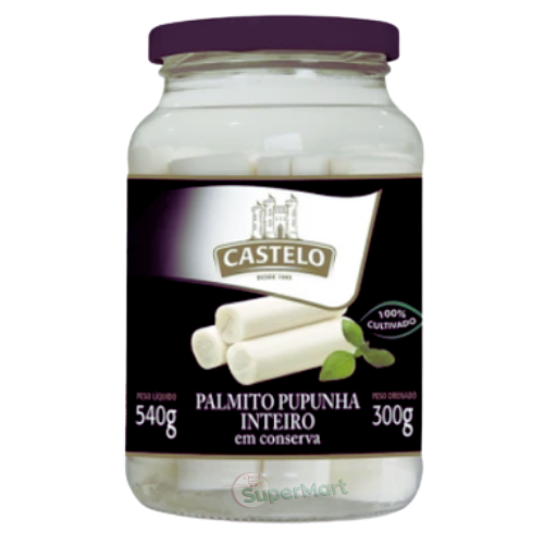 CASTLE PALMITO PUPUNHA WHOLE 540g