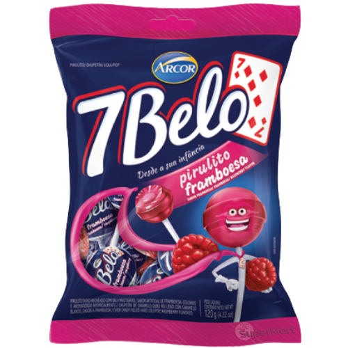 7 BELO PIRULITO FRAMBOESA 120g