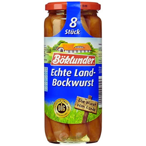 BOKLUNDER REAL COUNTRY BOCKWURST 380g