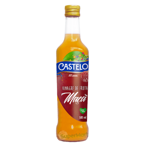 CASTELO VINAGRE DE FRUTA MAÇÃ 500ml