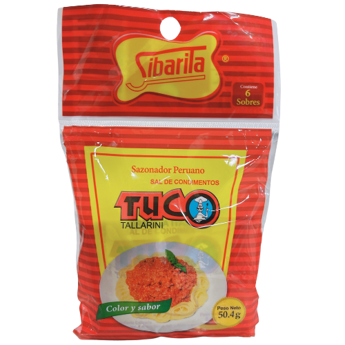 Sazonador peruano Tuco talharini 50.4g