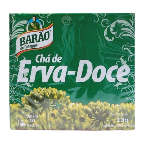 BARÃO DE COTEGIPE CHÁ DE ERVA-DOCE 13g