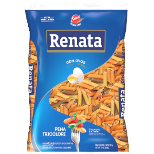 RENATA MACARRAO PENA TRICOLOR 500g