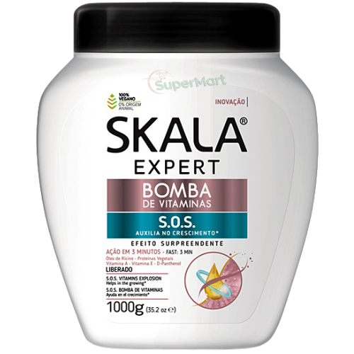 SKALA  TRATAMENTO CAPILAR  BOMBA DE VITAMINAS SOS 1Kg