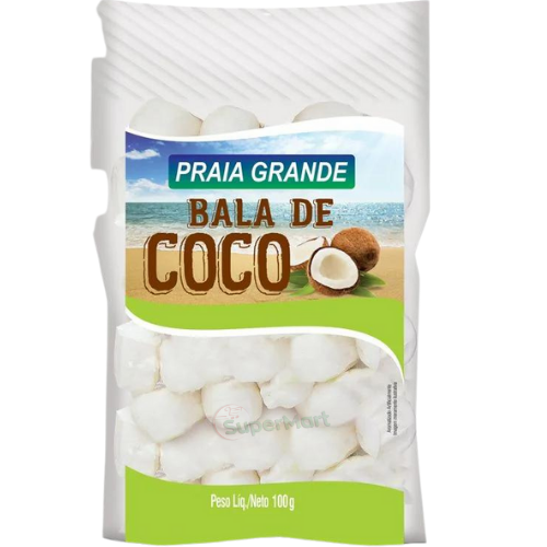 Dacolônia Bala De Coco Praia Grande 100g - SuperMart.japan