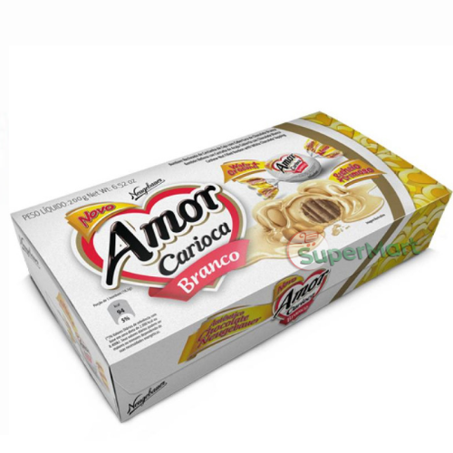 Amor Carioca Bombons De Chocolate Branco 200g